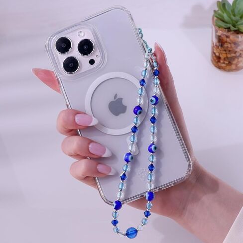 Velvet Caviar Phone Charm Strap - Cute Blue Icicle Aesthetic in Kuwait