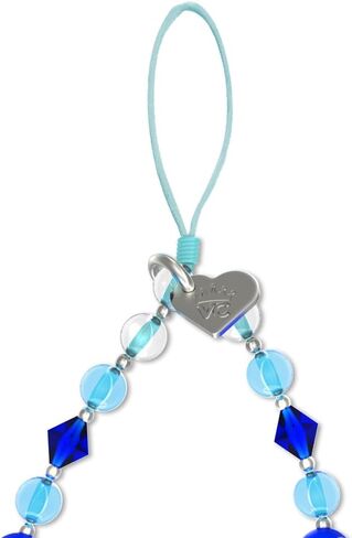 Velvet Caviar Phone Charm Strap - Cute Blue Icicle Aesthetic in Kuwait
