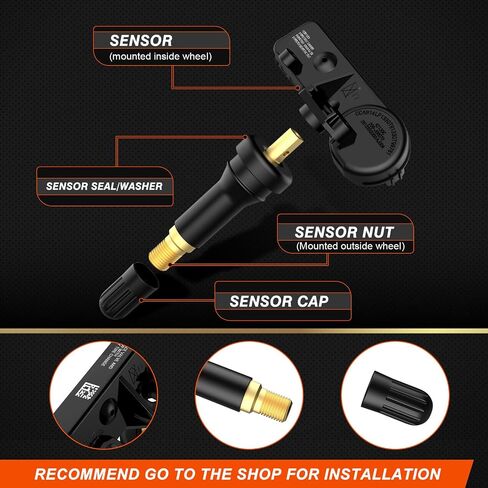 TPMS Sensor, 315MHz Tire Pressure Monitor Sensors Fit for Ford F150 Ecosport Mustang Escape Explorer Fiesta Ranger for Lincoln MKX MKZ MKS MKT Navigator F2GT1A180AB F2GT1A150AB 1PC in Saudi Arabia