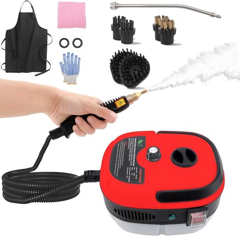 Handheld SteamShot Cleaner, Multipurpose Portable High Pressure Steamer with Safety Lock and Accessories for Carpet, Couch, Clothes,Upholstery,Kitchen, Bathroom，Furniture,Yellow in Saudi Arabia