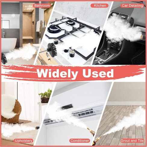 Handheld SteamShot Cleaner, Multipurpose Portable High Pressure Steamer with Safety Lock and Accessories for Carpet, Couch, Clothes,Upholstery,Kitchen, Bathroom，Furniture,Yellow in Saudi Arabia