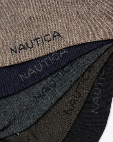 Nautica Men's Dress Socks - Solid Crew Socks (10 Pack) in Saudi Arabia