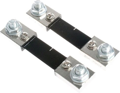 NOYITO 100 أمبير 75 مللي فولت مقاوم تحويل معدني تحويلة خارجية لمقياس التيار الكهربائي التناظري (عبوة من 2) in Kuwait