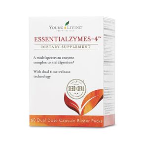 Young Living Essentialzymes-4 - 120 قيراط من الزيوت العطرية مكمل غذائي - كبسولات إنزيمية تنطلق بمرور الوقت - هضم الألياف والبروتين - دعم امتصاص العناصر الغذائية