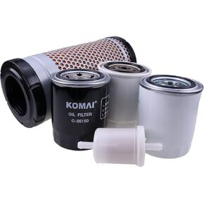 Solarhome Filter Kit Compatible with Kubota RTV1140CPX with D1105-E3 Engine