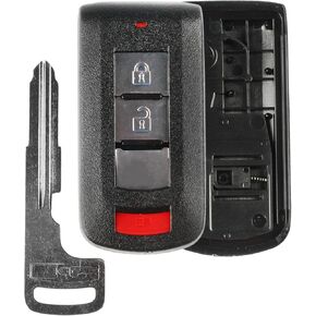 Keyless Option Remote Key Fob Shell Smart 3btn Case For Mitsubishi (OUC644M)