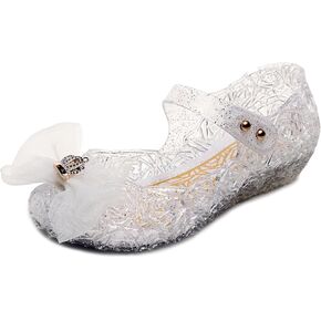 Jelly Sandals for Girls,Closed Toe Princess Costume Summer Dress Shoes Fisherman Gladiator Water Beach Flat Sandals for Toddler/Little Kid/Big Kid