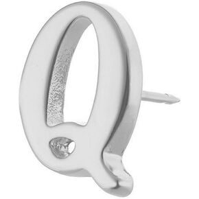 A-Z 26 English Letter Golden or Steel Color Small Brooch Alloy Pin Men Women Badge Jewelry Gift