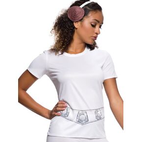 Rubie's Costume Co. Men's Adult Star Wars Princess Leia Rhinestone Costume T-shirt