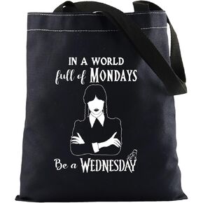TV Show Merch Zipper Pouch Horror Movie Lover Gift TV Show Fans Gift TV Show Inspired Makeup Bag TV Show Fans Gift (Wed tote)