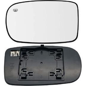 Charger Driver Side Heated Mirror Glass Compatible with 2011-2021 Dodge Challenger Charger Chrysler 200 300 Left Power Heated Convex Mirror Glass 68101147AA