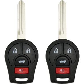 Keyless2Go Replacement for New Keyless Entry Remote Car Key for Nissan Sentra Vehicles That Use CWTWB1U816 (2 Pack)