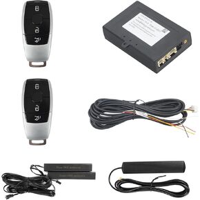 EASYGUARD Smart Key repalcement PKE keyless Entry System fit for 2014+ Benz FBS4 with Factory OEM Push Start Button (Without Comfort Access) (ESW309C01-N, with BE4)