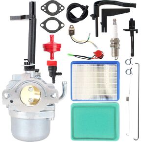 697978 01919 Carburetor for Troy-Bilt 030343 030476 5000 5550 Watt Generator Compatible with Briggs and Stratton Nikki 697978 695114 695115 793779 692475 10hp 305cc Engine