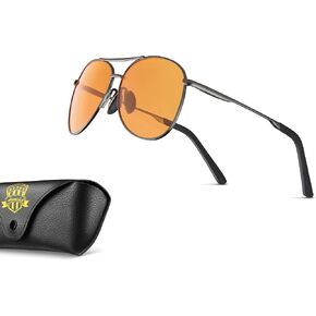 Blue Light Blocking Gaming Glasses ESports Computer Gamer GlassesAmber Gaming Glasses-Anti Glare for Better Sleep