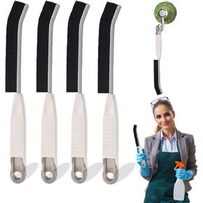 Crevice Brush, Cleaning Tools for Household Use, Two-in-one Cleaning Brush,4 Pack,Suitable for Hard-to-Clean Corners and Small Spaces Such as Kitchen, Toilets, Bathrooms, Windows, Car Etc