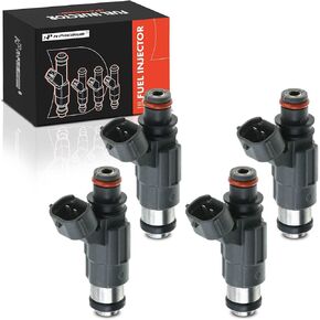A-Premium Fuel Injectors Compatible with Mitsubishi Mirage 1997-2002 L4 1.5L, Gas, Set of 4, Replace# MD31979, 730963D