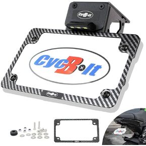 Fender Eliminator Fit for 2024 Z125 Pro 2023-2017 Z125 2017-2024 Motorcycle License Plate Bracket Holder Compatible with OEM Aftermarket Turn Signals Stock LED Plate Light