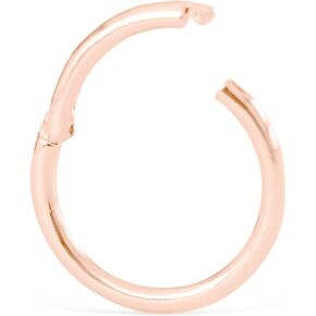 14K Solid Gold 18g Tragus Cartilage Helix Daith Snug Conch Jewelry Hoop Clicker Ring