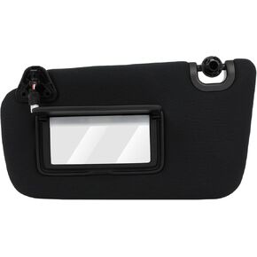 CCIYU Left Driver Side Sun Visor(with Sunroof), Fit for 2013 2014 2015 2016 2017 2018 2019 for Nissan Sentra, Sun Visor for Car Windshield Replace 268-11645L (Black)