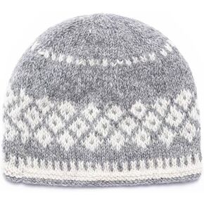 Feelgoodz Women's Vail Diamond-Patterned Wool Handknit Winter Caps
