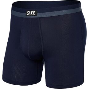 SAXX Underwear Co. Men's Sport Mesh Boxer Brief Fly With Built-In Pouch Support, Core
