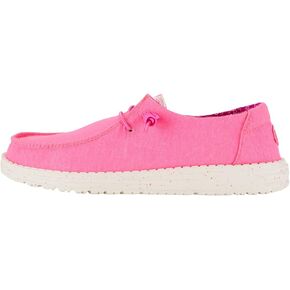 Hey Dude Wendy Chambray Lilac Size 8, Women’s Shoes, Women’s Slip-on Loafers, Comfortable & Light-Weight