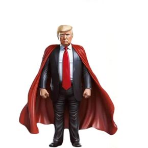 Funny Donald Ornaments 2024, Trump Cowboy Car Rear View Mirror Hanging, Car Rear View Decorations, Holiday Home Decor,MAGA hat Ornament,Trump Figurine (2PCS Style A)