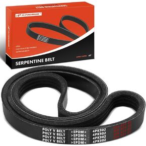 A-Premium Engine Serpentine Drive Belt Compatible with Honda, Dodge, Mercedes-Benz, Hyundai, Chrysler, Mitsubishi & Nissan Cars - CR-V, Grand Caravan, C63 AMG, Accent, Sebring, Eclipse, 240SX, & More