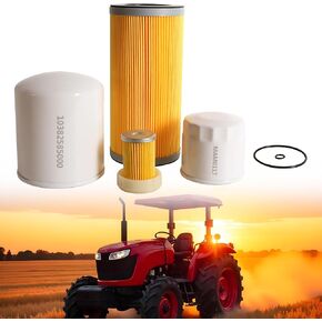 Filter Kit for Mahindra 28XL Tractor with 1.3L Engine, Oil Filter/Fuel Filter/Air Filter/Hydraulic Filter Kit Replaces# MAM0117 31A6200317 10382585000 35460501800