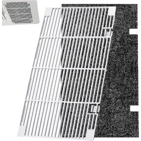 Taiss RV A/C Ducted Air Grille with Filters Duo-Therm Air Conditioner Grille Replacement for Dometic 3104928.019 Parts,Air Conditioner Vent cover(Polar White) F-111