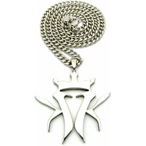 New KOTTONMOUTH KINGS Pendant &5mm/30 Cuban Link Chain Necklace RC507CCR