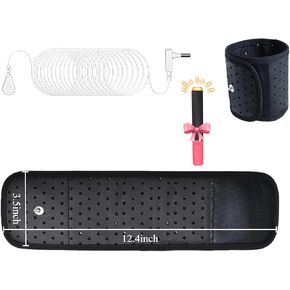 Grounding Wrist Strap, Grounding Wristband with 15 Ft Grounding Cord, Groundin Strap for Earth Connected, Grounded Therapy Band for Improved Sleep, Reduced Inflammation