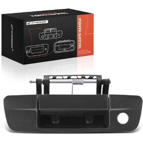 A-Premium Tailgate Handle Liftgate Latch Handle with Keyhole Compatible with Ram 1500/2500/3500 2011-2012 & Dodge Ram 1500 2009-2010, Ram 2500 2010, Ram 3500 2010, Textured Black, Replace# 68044904AF
