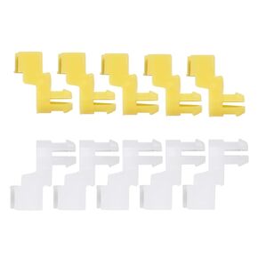 WHALETAIL 20PCS Tailgate Handle Door Lock Rod Clips, Left & Right Handle Rod Clip, Replacement 69293-12030 69293-12040, Compatible with Tundra Camry Corolla Echo Highlander
