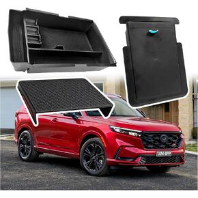 3 قطع 2025 2024 CRV منظم وحدة التحكم المركزية لهوندا CRV 2024 ملحقات 2023 2024 2025 هوندا CR-V CRV (هجين) وحدة التحكم المركزية درج منظم صندوق تخزين منظم 2024 CRV Hybrid