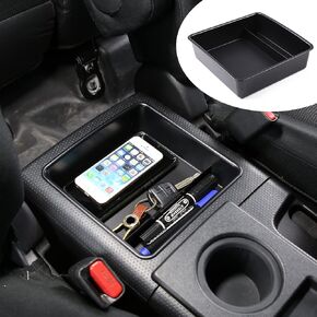 LLKUANG ABS Plastic Car Center Console Armrest Storage Box Organizer Tray for Toyota FJ Cruiser 2007-2021 Auto Accessories