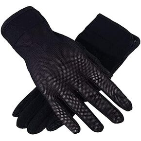 ITODA Summer Driving Touchscreen Gloves Men Anti-UV Protection Sunscreen Cooling Mesh Breathable Gloves Cycling Riding Full Palm Sport Non-Slip Grip Motorcycle Golf Mittens