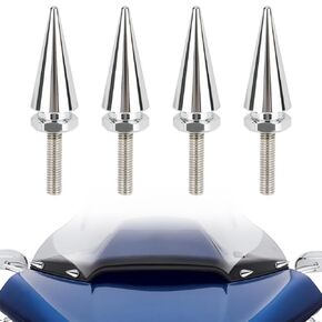 Motorcycle Windshield Bolts, PSLER Windscreen Screws Fairing Bolts Windshield Screws Compatible with Road Glide Special FLTRXS FLTRX Ultra FLTRU 2015-2024 (Chrome)