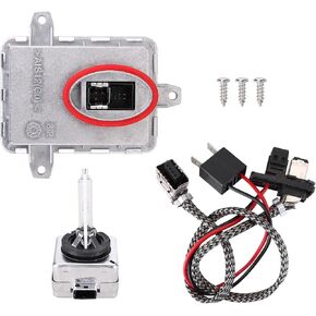 HID Xenon Headlight Ballast Control Unit Module w/ D1S Bulb Compatible for Cadillac XTS Cadillac CTS 2014-2019 AL 2008-2017 130732926301 for Camaro 2016-2018 63117356250 7356250 7255724