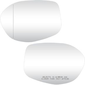 Left Driver + Right Passenger Side Mirror Glass Replacement Compatible with 2014 2015 2016 2017 Honda Odyssey Rear View Side Mirror Replace 76253-TK8-A51, 76203-TK8-A51