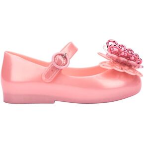 mini melissa Sweet Love Fly Mary Jane Jelly Shoes for Babies & Toddlers - Ballet Flats w/Butterfly Design & Adjustable Strap