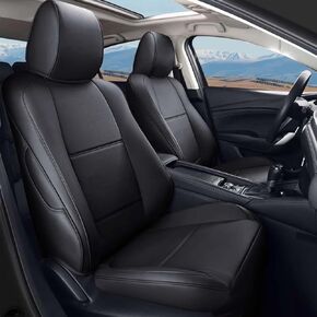 TTX LIGHTING Seat Covers for Mazda CX50 2023 2024 2025, Custom Fit Full Set Faux Leather CX-50 Car Cushion-Black
