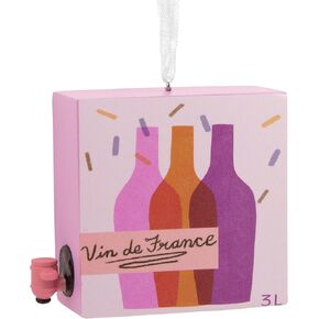Hallmark Boxed Wine Christmas Ornament