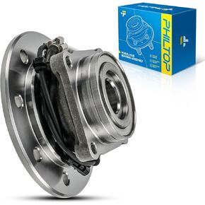 PHILTOP 515041 Front Wheel Bearing Fit for Chevrolet K1500 1996-1999, GMC K1500 1996-1999, Chevrolet K2500 1996-2000, Chevrolet K3500 1996-2000, GMC K2500, 8 Lugs Wheel Hub Assembly W/ABS