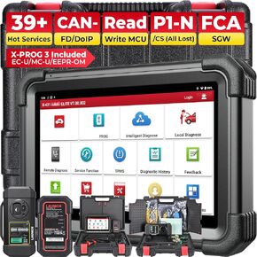 LAUNCH ELITE Diagnostic Scanner, Full Functions Scan Tool, Intelligent Diagnostics, FCA SGW Automotive Tool, 39+ Reset, Active Test