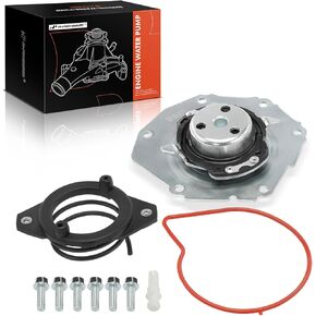 A-Premium Engine Water Pump W/Seal [DOHC, 6Cyl 3.2L 3.0L] Compatible with LR2 2008-2012 & Volvo, V70 2008-2010, S80 2007-2010 & XC60 2010 & XC70 2009-2010 [3.2L 3.0L], XC90 2007-2014