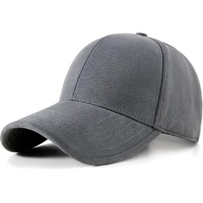 Men's Fitted Cap Winter Fleece Warm Full Closed Baseball Caps Curved Brim Blank Elastic Closed Back Hat K277N