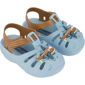 صنادل أطفال صيفية من Ipanema - صنادل مغلقة عند الأصابع للأطفال الصغار مع إغلاق بشريط فيلكرو، سهلة الارتداء والخلع، صنادل مقاومة للماء من البولي فينيل كلوريد سهلة التنظيف، مريحة، مسامية، خفيفة الوزن in Kuwait