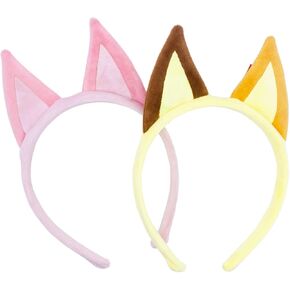 4Pack Dog Ears Headband Set Blue Animal Headband Costume Accessories Dog Hairbands for Halloween Cosplay Party
